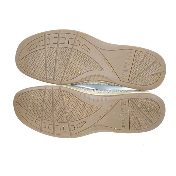 Sperry Angelfish Boat Shoes Color Linen Oat Size 9 9102047 - Picture 3 of 9